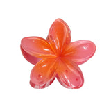 Purpdrank  Gradient 8cm Large Flower Acrylic Hair Clip for Women Sweet Hairpins Hair Claws Crab Clamp Barrettes Hawaiian Hair Accessories