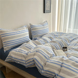 Purpdrank  Pure Cotton Comforter Cover Skin-friendly Duvet Cover Adults Kids Room Quilt Cover Soft Bedding 이불커버 (Pillowcase Need Order)