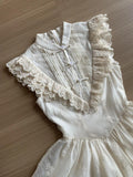Purpdrank  Sweet Vintage White Lace Women Dress Y2k Sleeveless Embroidery Slim Princess Summer Dress Harajuku Female Retro Party Outfit New