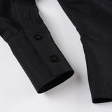 Purpdrank  Y2k Sexy Slim Turn Down Collar Long Sleeve Solid Slim Waist Tunic Women Shirt