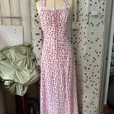 Purpdrank  Summer New Women's Hanging Neck Sexy Split Strap Style Fashion Bag Hip Dress