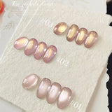 Purpdrank  TC Pure Lust Golden Light Heroine Cat Eye Gel Nail Polish New Whitening Ice Transparent Super Flash Nail Art Nail Supplies