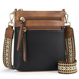 Purpdrank   New Casual Double Zipper Women's Single Shoulder Crossbody Bag Retro Simple Phone Bag Crossbody Bag Multifunctional Women's Bag