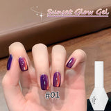 Purpdrank  Brown Gold Cat Magnetic Eye Gel Polish 10ml Autumn Water Light Magnet Crystal Soak Off Nail Art Varnish Manicure