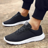 Purpdrank  Anti Slip Men's Running Shoes Mesh Breathable Sports and Leisure Simple Men's Travel and Mountaineering Zapatos Para Correr