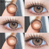 Purpdrank  0~-6.00 Myopia Lenses 1 Pair Colored Contact Lenses with Degree Natural Eye Contact Prescription Lens Free Shipping