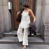 Purpdrank  2 Piece Women Sets 2026 New Arrival Spring Summer Matching Sets Two Pieces Sets Top And Long Pants Suits Outfits Clothing