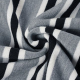 Purpdrank  American Retro Contrast Color Slash Neck Long Sleeve Loose Knitted All Match Pullovers