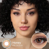 Purpdrank  Natural Color Contact Lenses for Eyes 3 Tone Color Lens Gray Contact Lens Yearly Fashion Blue Contact Lens Colored Eye Contacts