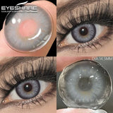 Purpdrank  1 Pair Colored Contact Lenses for Eyes Blue Eye Lenses Gray Pupil Lenses Green Eye Natural Brown Lens Beauty Makeup