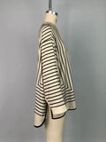 Purpdrank  Lady Stylish Striped Commute Blouses 2025 New Fashion Long Sleeve Loose Buttoned Stand Collar Casual Shirts Tops