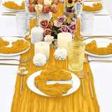 Purpdrank   2 Pcs Solid Color Wedding Table Runner American Party Banquet Decoration Long Tablecloth Super Soft Easy-Care Home Textile
