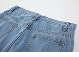 Purpdrank  Autumn Vintage Denim Women's Wide Leg Pants 2025 New High Waist Casual Loose Jeans Straight Full Length Trousers Female