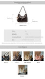 Purpdrank  Retro Large Capaci Tote Bag Women's Spring 2025 Faionable Casual Bapa Handbag Soft PU Leather Single oulder Strap