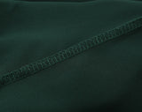 Purpdrank  French Style Retro Dark Green V neck Corset Style Sling Dress Women Elastic Back Ruffles Hem Short Dresses Summer Robe Vestidos
