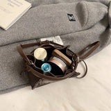 Purpdrank  Mini Drawstring Bucket Bags For Women 2025 Luxury Designer Purses And Handbags Casual Street Small Shoulder Cross Body Bag