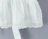 Purpdrank  New Holiday White Spliced Lace Strap Camis Women Summer Open Buttons Front Tie Bow Sashes Tank Tops V neck Ruffles Hem Crop Top