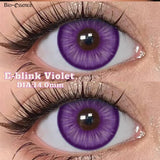 Purpdrank  Pink Colored Contacts Lenses with Degree Yearly Blue Colorcon Cosplay Cosmetic Anime Pupils Colorful Contact for Eye