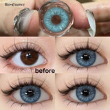 Purpdrank  Pink Colored Contacts Lenses with Myopia Yearly Red Colorcon Cosplay Cosmetic Makeup Pupils Colorful Lens for Eyes