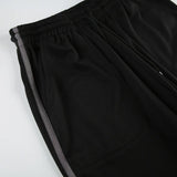Purpdrank  Casual Digital Print Color Block Loose Sweatpants with Drawstring Elastic Waist Straight Leg Long Trousers for Trendy Girls