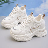 Purpdrank  Chunky Platform Women Sport Sneaker 2025 Spring Summer Breathable Casual Sneakers Woman Thick Bottom Vulcanizd Shoes Female