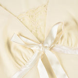 Purpdrank  Autumn Sweet V Neck Long Sleeve Fake Two Piece Lace Patchwork Bow Slim All Match T-Shirts