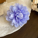 Purpdrank  Women's Head Flower Hair Clip Fashion Kawaii Lotus Hair Claw Back Spoon Shark Clip Girls Headpiece Hair Accessories