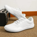 Purpdrank  Breathable Lace-up Solid Men's Shoes Soft Lightweight Male Casual Shoes Non-Slip Outdoor Mens Sneakers Sports Treking Footwear