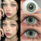 Purpdrank  1Pair Korean High Quality Lenses Color Contact Lenses for Eyes Purple Lenses Blue Eye Lens Soft Cosmetic Brown Contacts