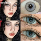 Purpdrank  1Pair Korean High Quality Lenses Color Contact Lenses for Eyes Purple Lenses Blue Eye Lens Soft Cosmetic Brown Contacts