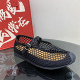 Purpdrank  Women Mesh Casual Sneakers Sport Shoes Woman Flat Sandals 2025 Trend Summer Marie Janes Shoes Comfort Loafers Shallow Sandalias