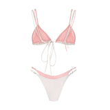 Purpdrank  3 Piece Bikini Set With Mini Skirt Women Swimsuit 2025 Swimwear Sexy Bikini Push Up Beachwer Bathing Suit Print Biquini Female