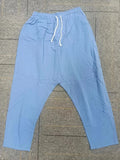 Purpdrank  Women Casual Drawstring Pockets Drop Crotch Baggy Long Trousers Harem Pants Fall Winter Home Lazy Pants Simple Streetwear Ethnic