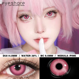 Purpdrank  2pcs Cosplay Colored Contact Lenses For Halloween Anime Blue Contact Red Beauty Makeup Lenses Yearly Eyes Contacts