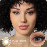 Purpdrank  Natural Color Contact Lenses for Eyes 3 Tone Color Lens Gray Contact Lens Yearly Fashion Blue Contact Lens Colored Eye Contacts