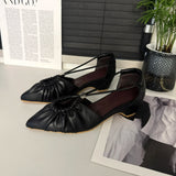 Purpdrank  Designer New 2025 Women Heeled Sandals Sexy Ponited Toe Chunky Shoes Summer Dress Party Luxury Woman Brand Pumps Sandalias Mujer