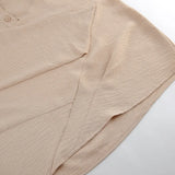 Purpdrank  Irregular Pleated Bodycon Dress For Women's Wrinkled Fabric Long-sleeved Waist-cinching Elegant Casual Khaki Comfortable Dress
