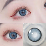 Purpdrank  1 Pair Myopia Lenses Color Contact Lenses for Eyes Lenses With Diopters Prescription Blue Eye Lenses Green Lenses