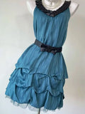 Purpdrank  Summer New Product Vintage Daughter Feeling Sleeveless Sweet Bow Bud Dress