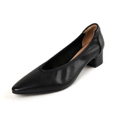 Purpdrank  New Fashion Genuine Leather Pumps for Women High-heeled Office Pumps Soft Leather Casual Shoes Woman Classic Pumps Heels