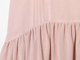 Purpdrank  Sexy Pink Spliced Brown Lace V neck Chest Sling Dress Women Low Waist Ruffles Hem A-line Short Dresses Femme Vestidos Mini Robe