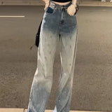 Purpdrank  Star New In Womens Jeans Wide Leg Gyaru Shiny Xxl Korean Fashion Retro Denim Pants for Women Casual Loosefit Clothes A Trousers