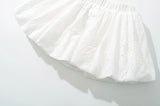Purpdrank  Ballet Girl White Black Embroidery Hollow Out hole Elastic Low Waist Mini BUD Skirt Women Ball Gown Umbrella Skater Skirts