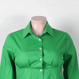 Purpdrank  Summer Women Sexy V Neck Long Sleeve Shirt Fashion Tops Tee Lady Casual Shirts OL Blouse Tops