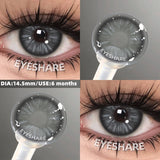 Purpdrank  New Colored Contact Lenses 1 Pair Fashion Blue Eyes Lenses Gray Pupils High Quality Brown Lenses Green Eyes Contacts
