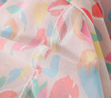 Purpdrank  Sexy Halter Collar Pink Gradient Tie dye print Cross lacing up Bow Backless Sling Dress Women Irregular Mini Dresses Robe
