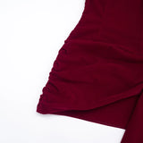 Purpdrank  Side Ribbon Velvet Strapless Bodycon Mini Dress Women Elegant Sexy Sleeveless Backless Ruched Hipster Party Clubwear Vestidos