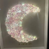 Purpdrank  DIY Nightlight Desktop Decoration Handmade Crystal Photo Crative Ornaments Frame Valentine's Day Christmas New Year Birhday Gift