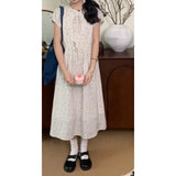 Purpdrank  New Women's Vacation Style Asymmetrical Neck Long Sleeve Open Design Lace Dress
