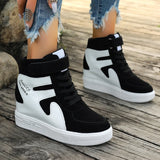 Purpdrank  autumn winter sneakers  High top Platform Sneakers women Casual Wedges shoes Womens Shoes Black Platform Vulcanize Women fashion